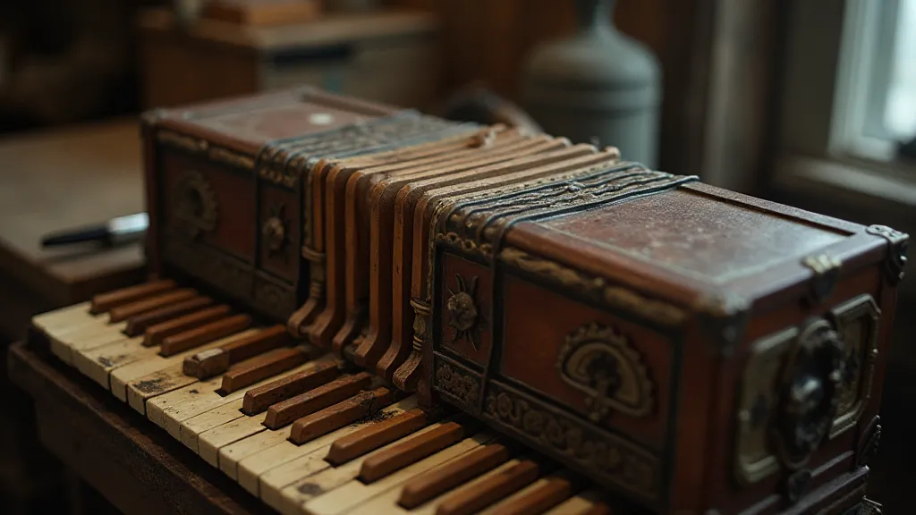 Antique Accordion Detail