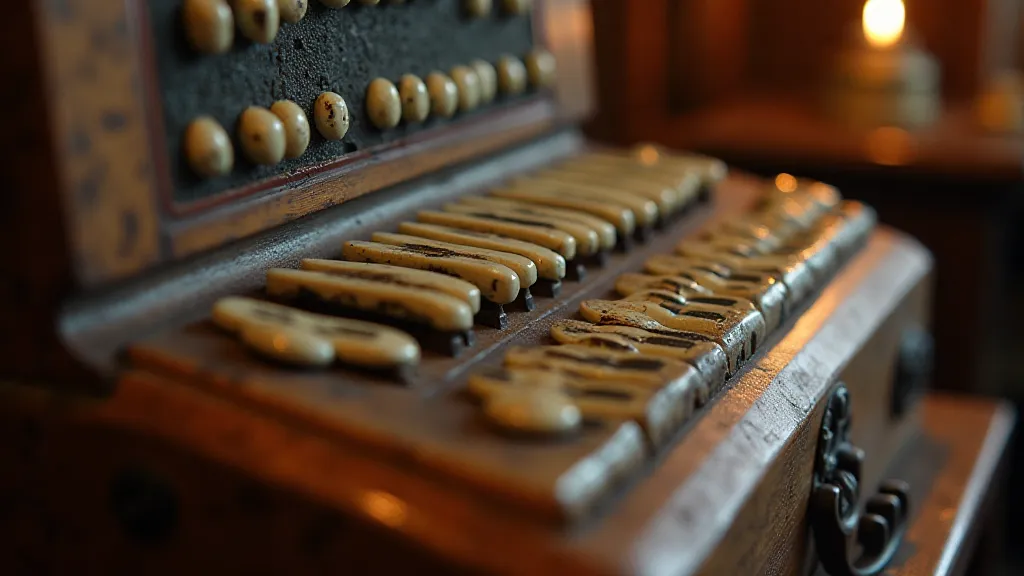 Restored antique accordion