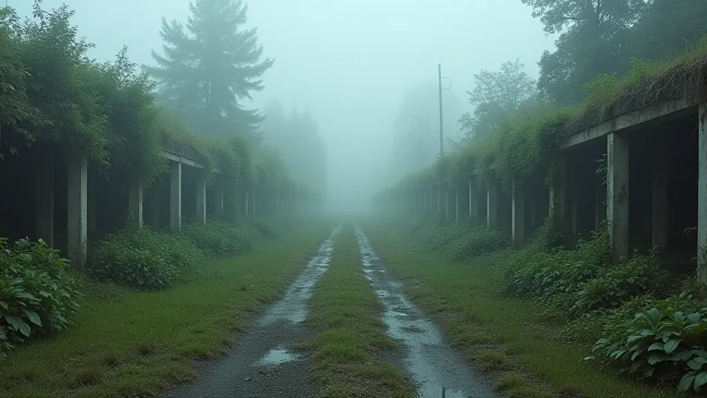 Deserted film set