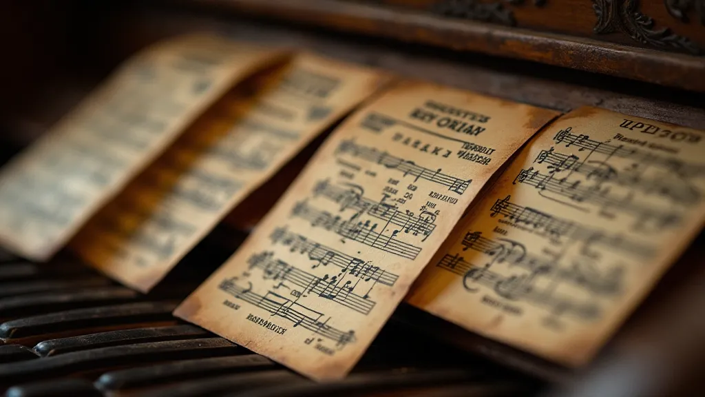 Antique Piano Rolls